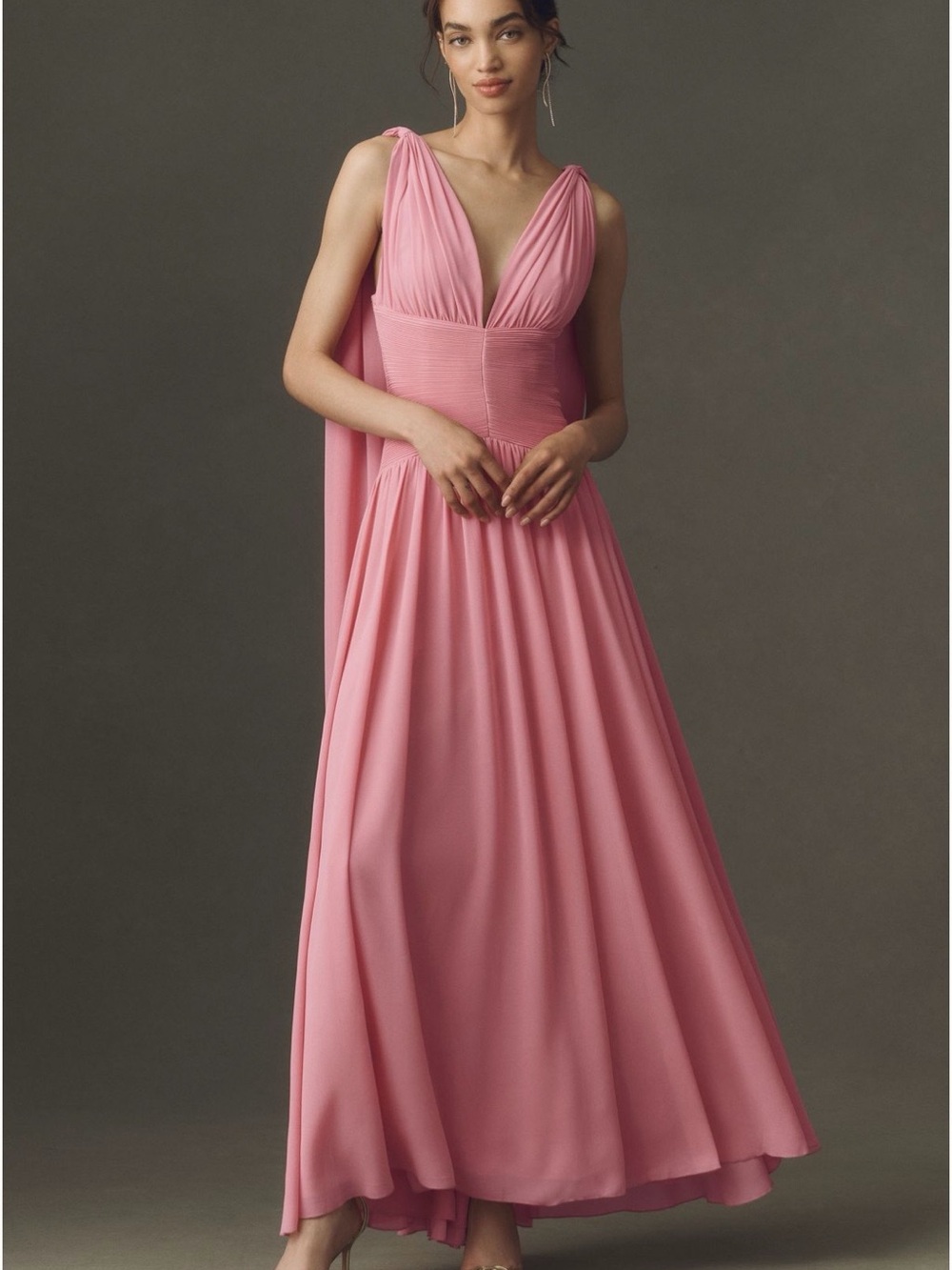 Mare Mare Waisted Maxi Dress Pink